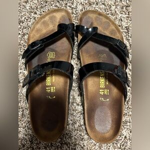 Birkenstock mayari black patent narrow size 41
